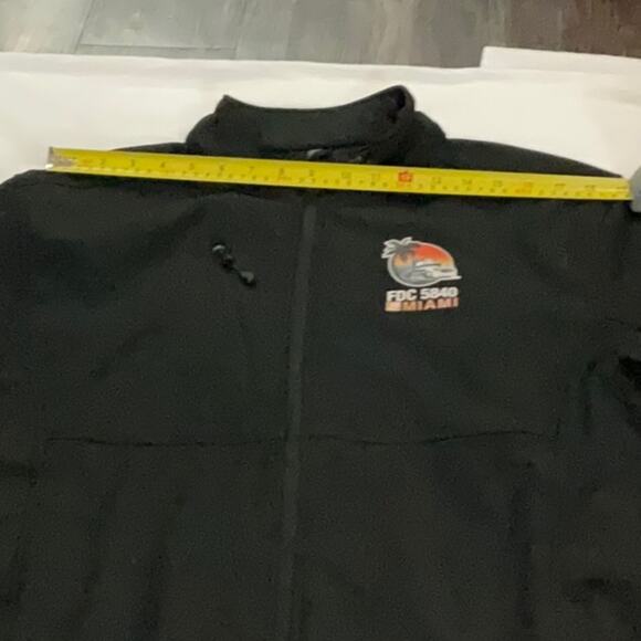 Clique Black Zip Up Jacket L NEW No Tag Home Depot Miami Trucker Bikercore FDC - Picture 8 of 12